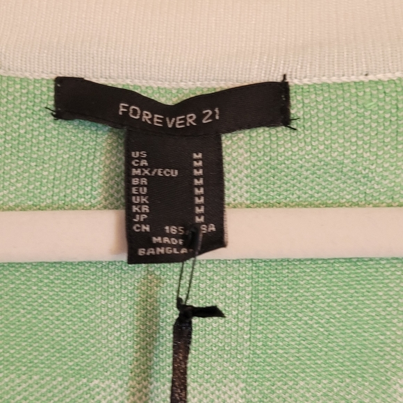 Forever 21 Cropped Short Sleeve Duster  Cardigan - Picture 4 of 5